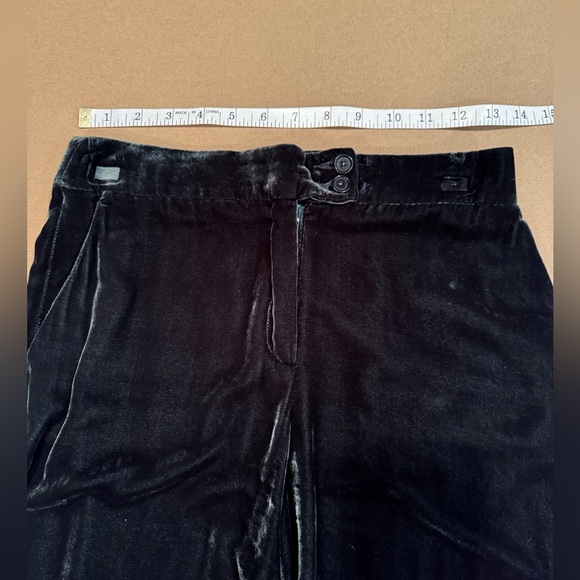 Etro Dark Green Velvet Pants- Size IT/40. - US/4 - Picture 12 of 15
